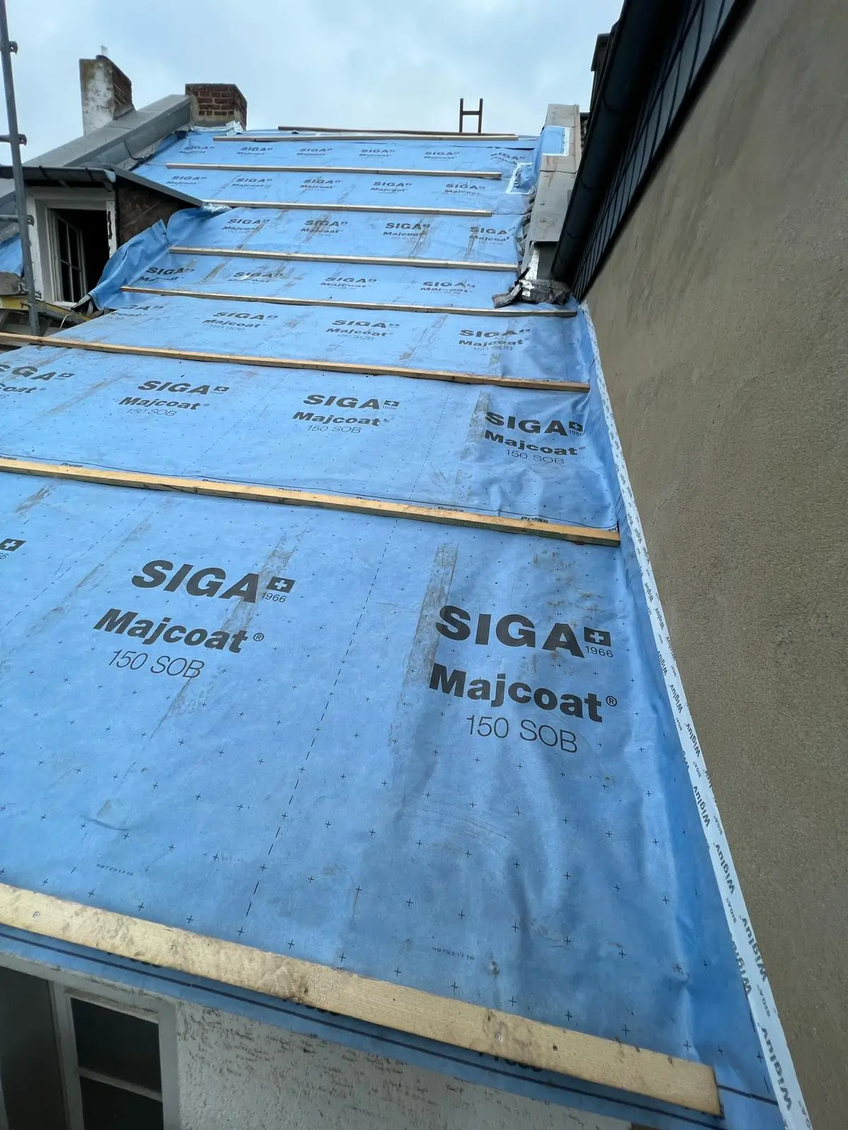 Dachvorbereitung für Solar